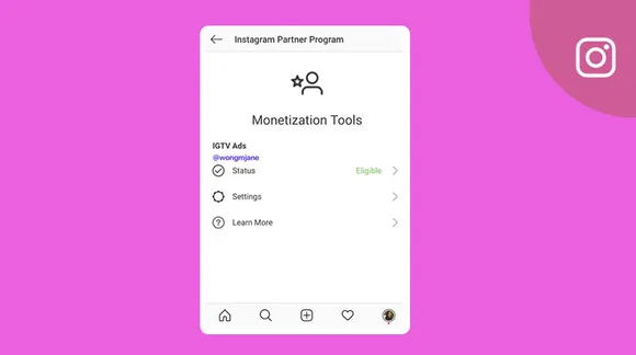 Instagram tests monetization tools for IGTV