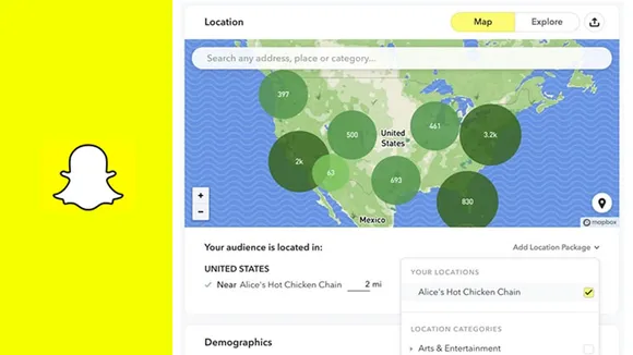 Snapchat launches location-based feature, letting you custom-build target audience