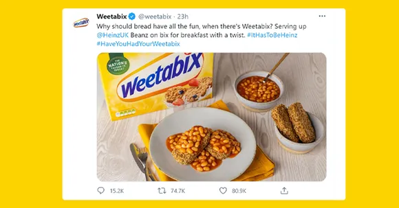 Weetabix attracts users, brands & even ministries with a viral brand association Tweet