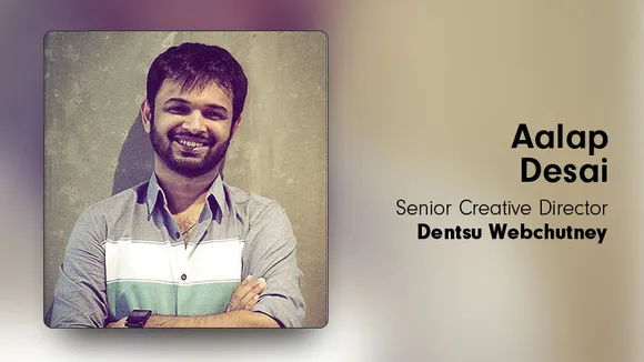 Dentsu Webchutney ropes in Aalap Desai as Senior Creative Director