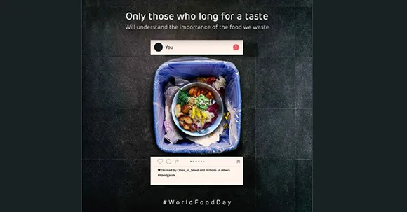 World Food Day creatives urge to fill others' plate