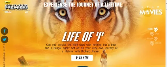 Social Media Campaign Review: How Life of Pi Premiere was Promoted on Social Media by Star Movies 