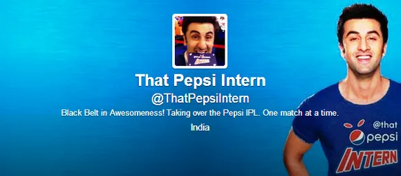 Pepsi Launches Social Media Campaign @ThatPepsiIntern with Ranbir Kapoor for IPL Auction