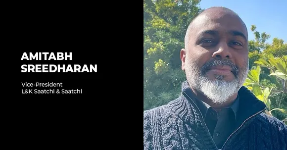 L&K Saatchi & Saatchi appoints Amitabh Sreedharan as VP