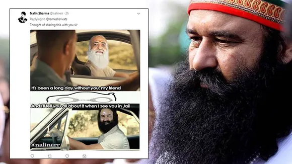 Twitter goes crazy with memes after Gurmeet Ram Rahim Singh's sentencing