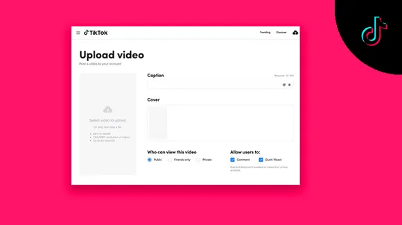 TikTok now lets you upload videos via desktop