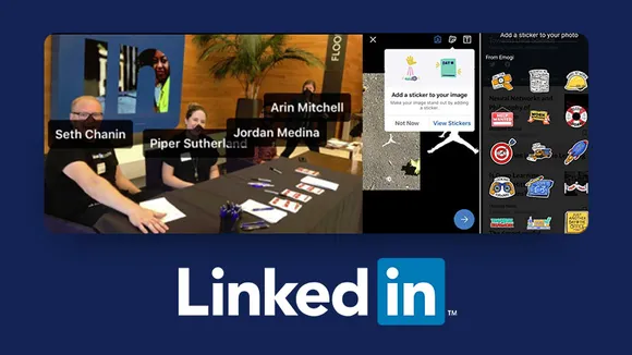 LinkedIn has rolled out photo-tagging and new photo stickers