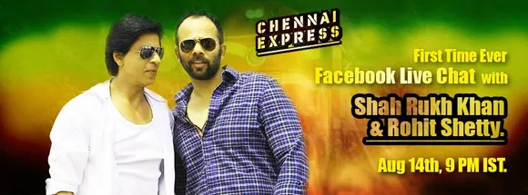 Shahrukh Khan to Live Chat About Chennai Express on Facebook