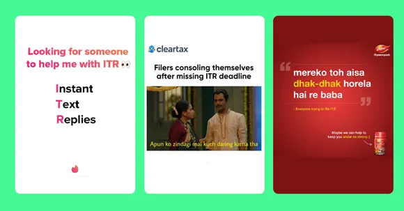 Brands meet the deadline for relatable ITR filing creatives