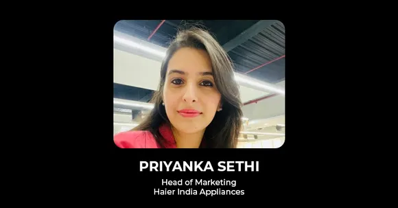 Haier India Appliances appoints Priyanka Sethi as Head of Marketing