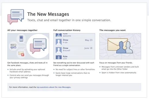 Facebook Messaging - The e-mail replacement