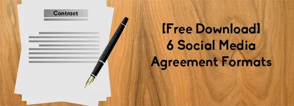 [Free Download] 6 Social Media Agreement Formats