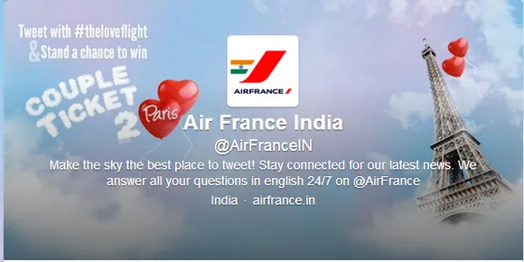Social Media Campaign Review: Air France India Takes #theloveflight This Valentine's Day