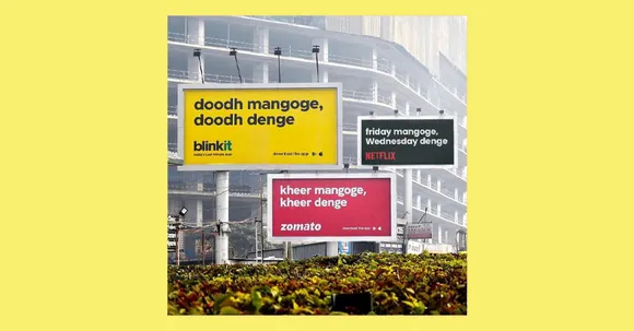 Zomato-Blinkit collab 'mangoge', brand creatives 'denge'