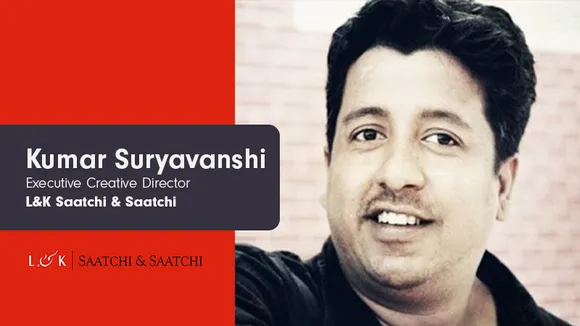 Kumar Suryavanshi joins L&K Saatchi & Saatchi as Executive Creative Director