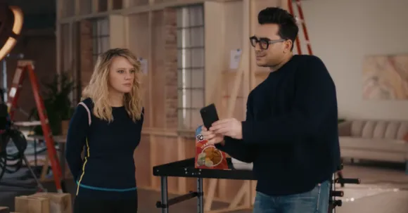Tostitos teams up with Kate McKinnon & Dan Levy to promote new chips variant