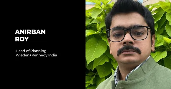 Anirban Roy joins Wieden+Kennedy India as Head of Planning