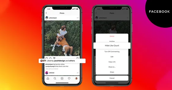 Instagram & Facebook roll out the option to remove likes