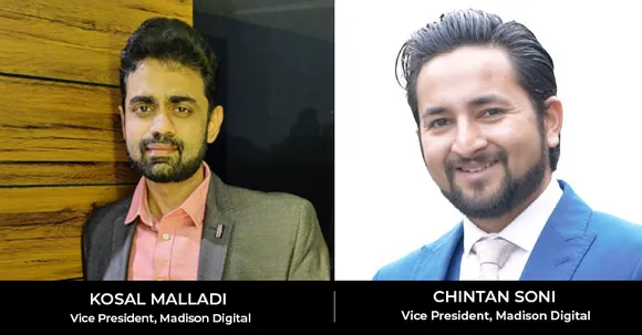 Chintan Soni & Kosal Malladi promoted to Vice Presidents Madison Digital
