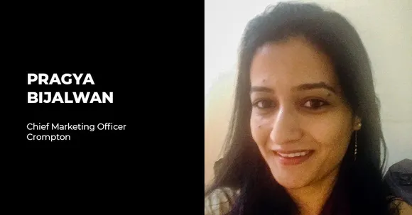 Crompton appoints Pragya Bijalwan as  Chief Marketing Officer