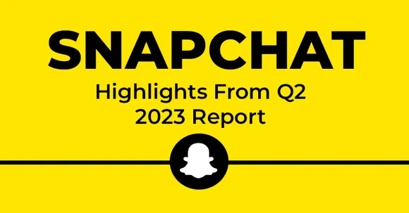 Snapchat Q2 2023 Report shows a 4% revenue decline