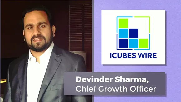 iCubesWire appoints Devinder Sharma as Chief Growth Officer