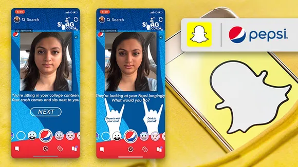 Pepsi launches a Snapchat Interactive Lens for Har Ghoont Mein Swag