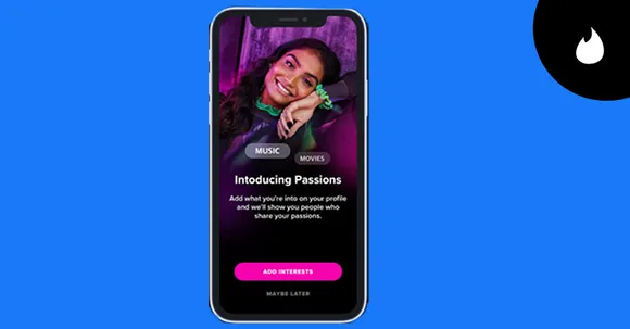 Tinder rolls out new feature 'Passions'