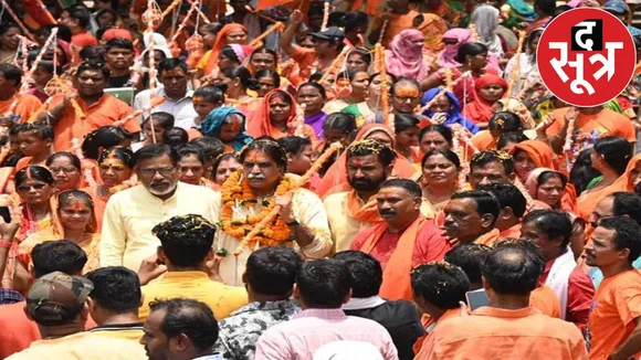 Kavad Yatra in Gudhiyari Raipur CM Sai attended