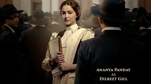 Kesari Chapter 2 Akshay kumar as C Sankaran Nair Ananya Panday Dilreet Gill R Madhavan as Neville Mckinley