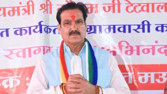 अजान सुनकर मंत्री टेटवाल ने भाषण रोका, कार्यक्रम खत्म कर नरसिंह मंदिर भी पहुंचे