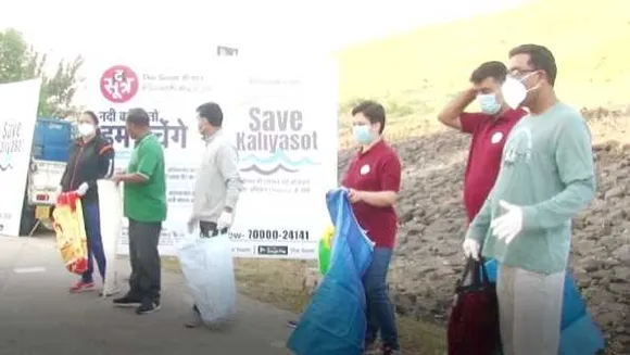 #SaveKaliyasot: जिम्मेदार नागरिकों ने श्रमदान कर ली नदी बचाने की शपथ