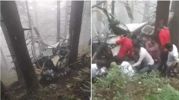 बड़ा हादसा: जम्मू में हेलिकॉप्टर क्रैश होने से दो पायलट की मौत हो गई