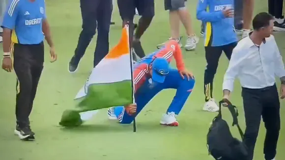 WATCH: Rohit Sharma’s ‘Lehra Do’ moment goes viral as he fulfils Jay Shah’s promise of winning the T20 World Cup