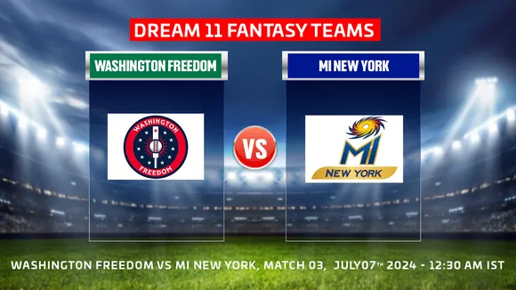 WAS vs NY Dream11