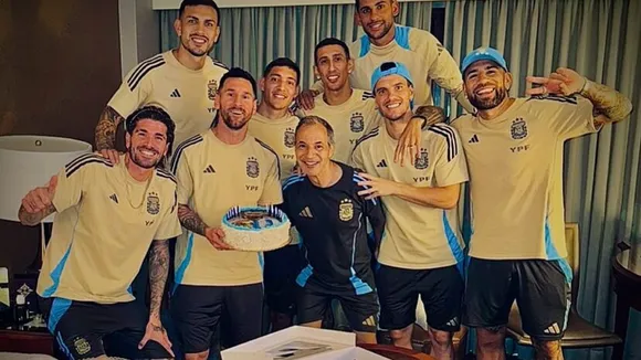 WATCH: Lionel Messi shows kind gesture towards fans who came to celebrate his birthday