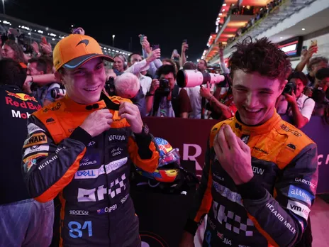 Oscar Piastri and Lando Norris 