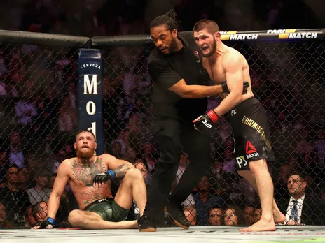 'You aren't a drug addict and r*pist like this b*stard' - Khabib Nurmagomedov stands with Paul Hughes against Conor McGregor