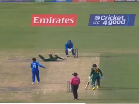 Rashid Khan dismissed Ryan Rickelton
