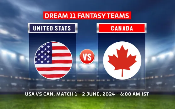 T20 World Cup 2024: United States of America vs Canada Dream11 Prediction, Match 1: USA vs CAN Playing XI, fantasy team today's & more updates