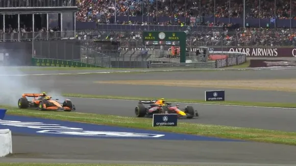 WATCH: Lando Norris' god like reflexes to avoid deadly collision with impeding Red Bull