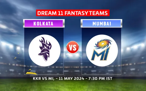 KKR vs MI Dream 11 Prediction, IPL 2024, Match 60: Kolkata Knight Riders vs Mumbai Indians playing XI, fantasy team today’s and squads