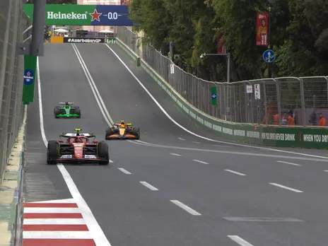 Mysterious Red flag in baku