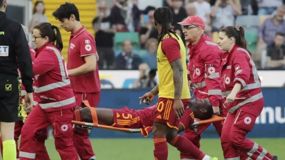 Match abandoned after AS Roma defender collapses during game against Udinese