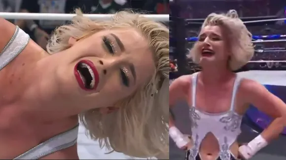 WATCH: Toni Storm cries and laughs after losing to Mariah May at AEW 'All In' 