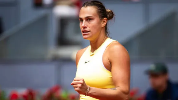 Madrid Open: Aryna Sabalenka scrapes through round 2 after beating Magda Linette in an intense match