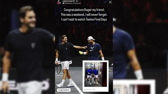 Roger Federer and Rafael Nadal (Source - X)