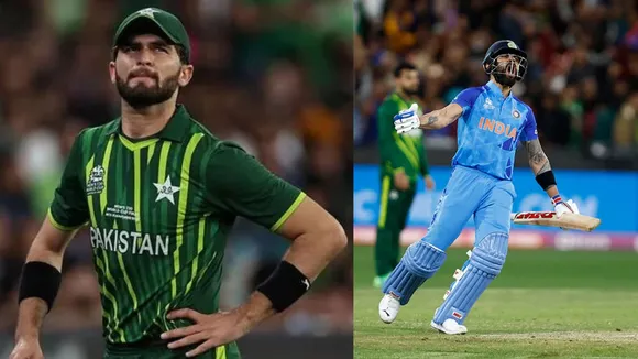 Shaheen Afridi & Virat Kohli (Source: X)