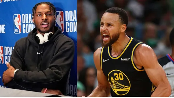 ‘He, dapped me up’- Bronny James opines on his star struck movement with Stephen Curry