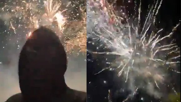 WATCH: Arsenal fans let off fireworks outside Manchester City hotel ahead of clash against Tottenham Hotspurs